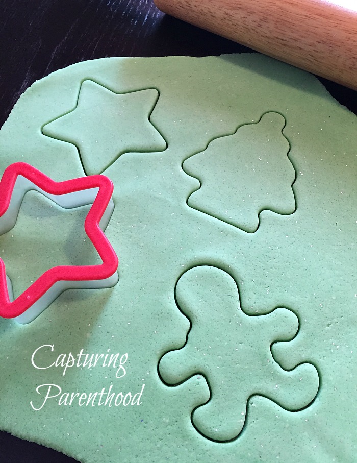 Holiday Peppermint Play Dough © Capturing Parenthood