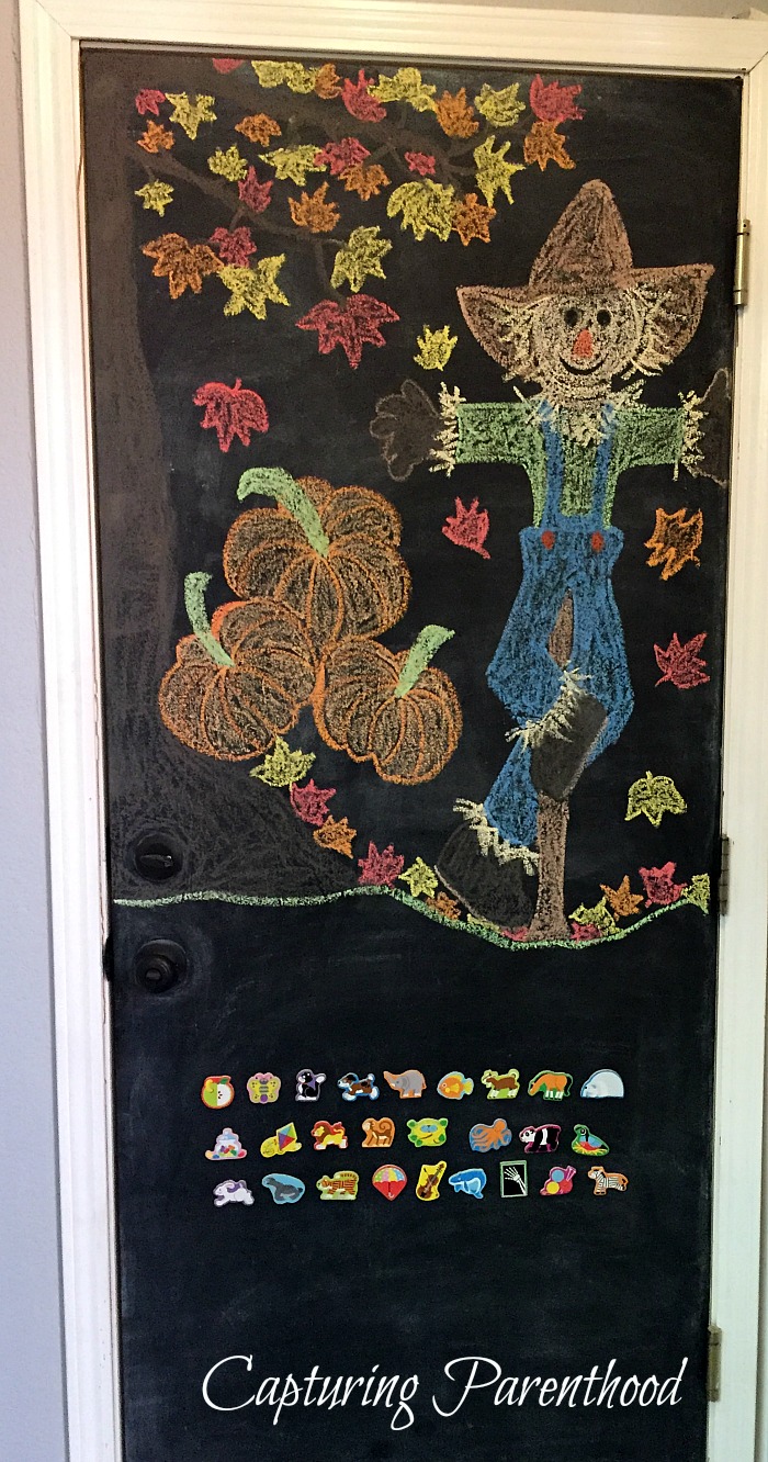 Chalkboard Door Art © Capturing Parenthood