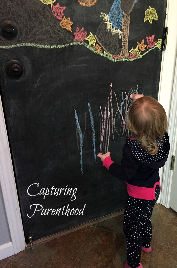 Chalkboard Door Art © Capturing Parenthood
