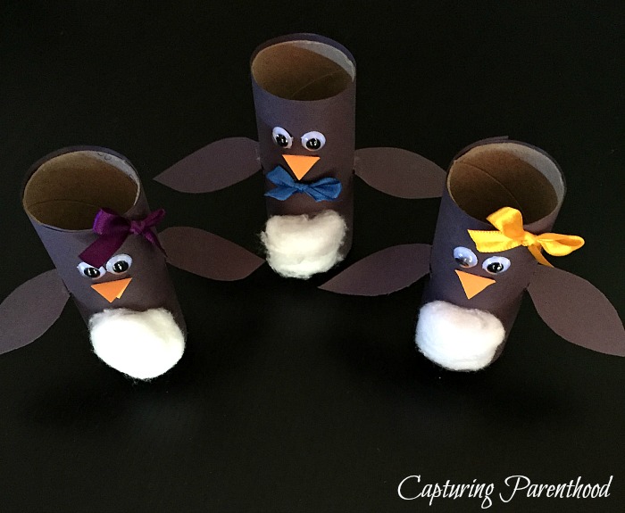 Cotton Balls Penguin Craft - Easy Peasy and Fun