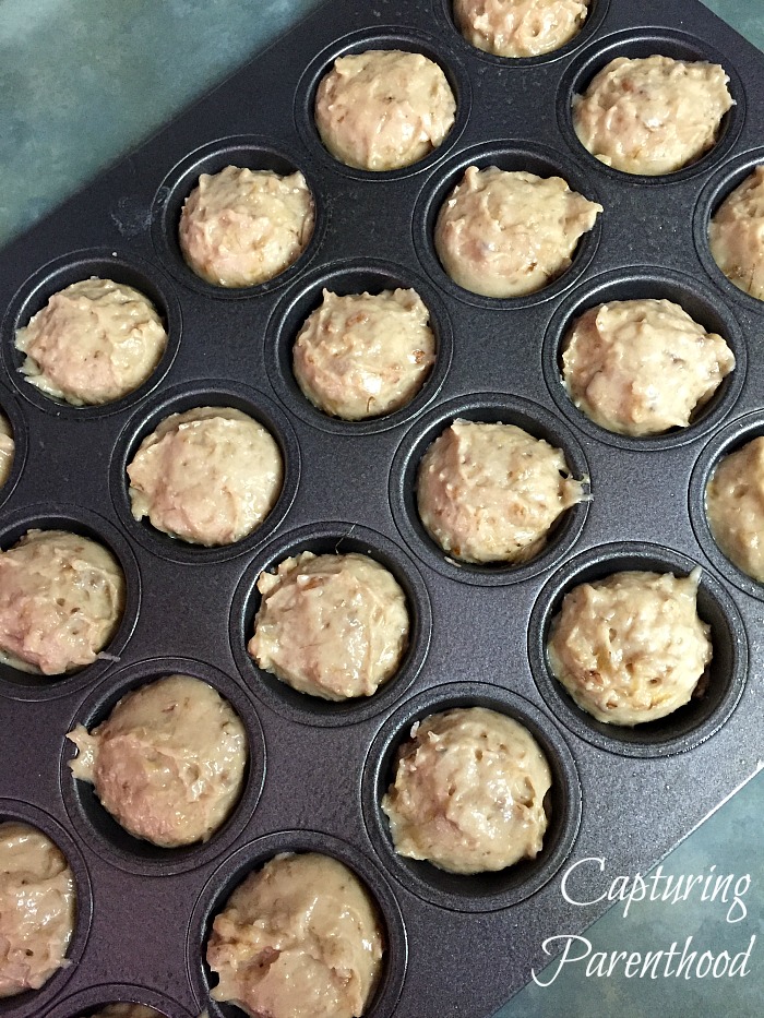 Banana Nut Mini Muffins © Capturing Parenthood