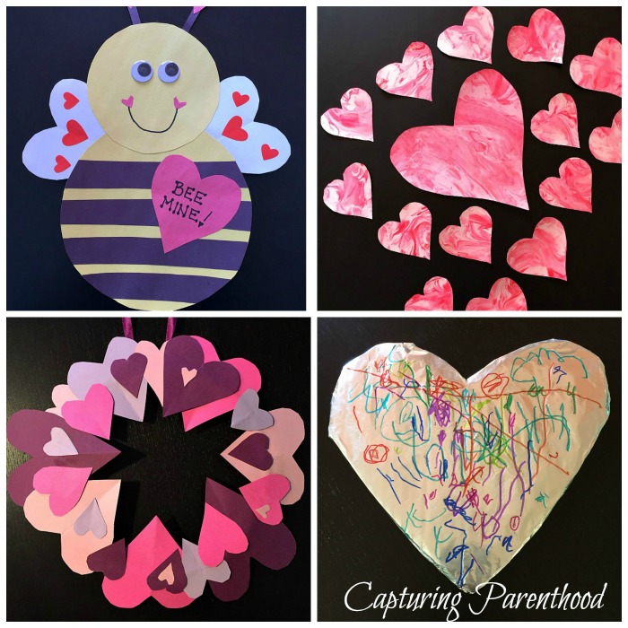 Heart-Filled Valentine's Day Crafts (2017) © Capturing Parenthood