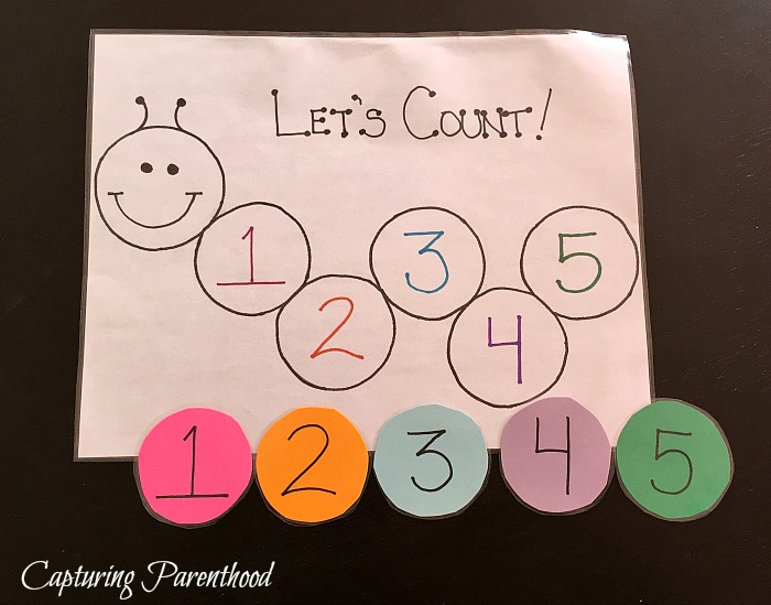 Counting Caterpillar © Capturing Parenthood