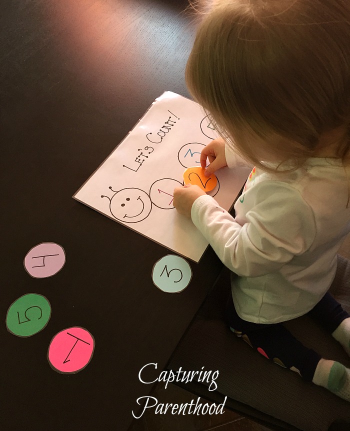 Counting Caterpillar © Capturing Parenthood