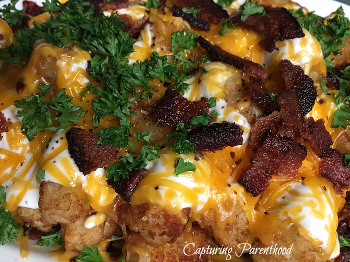 Game Day Loaded Totchos © Capturing Parenthood