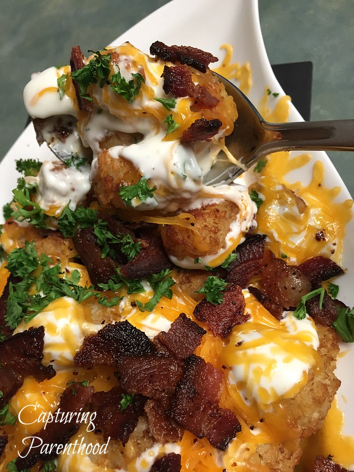 Game Day Loaded Totchos © Capturing Parenthood