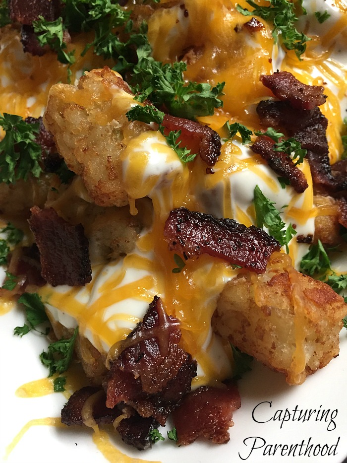 Game Day Loaded Totchos © Capturing Parenthood