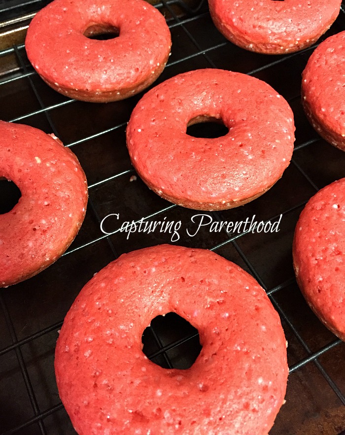 Baked Valentine's Day Donuts (Dairy-Free) © Capturing Parenthood