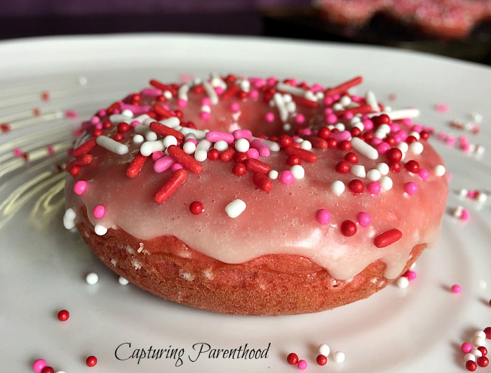 Baked Valentine's Day Donuts (Dairy-Free) © Capturing Parenthood