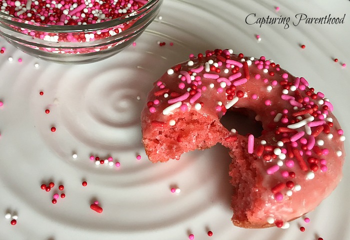 Baked Valentine's Day Donuts (Dairy-Free) © Capturing Parenthood