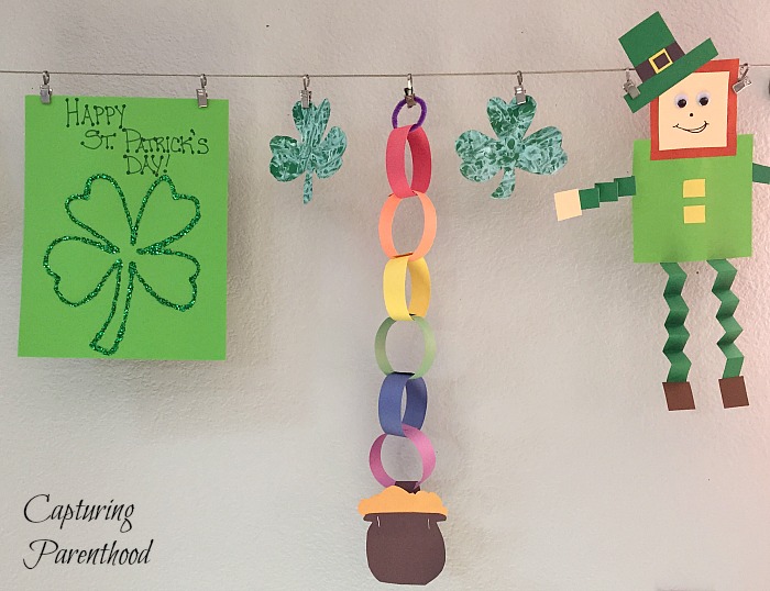 St. Patrick's Day Crafts (2017) © Capturing Parenthood