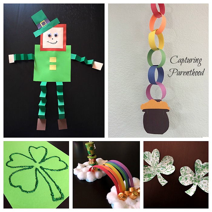 St. Patrick's Day Paper Crafts for Kids