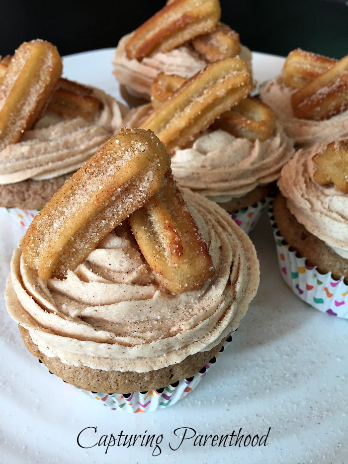 Churro Cupcakes © Capturing Parenthood