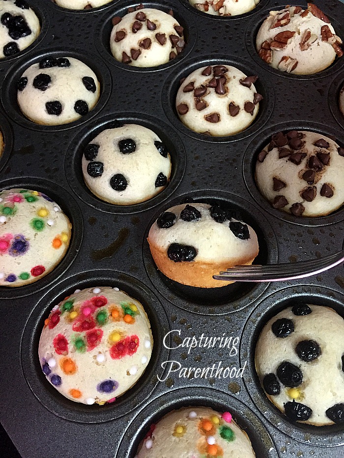 Mini Muffin Pancake Bites © Capturing Parenthood