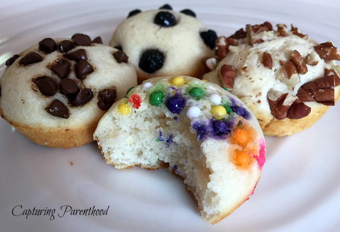 Mini Muffin Pancake Bites © Capturing Parenthood