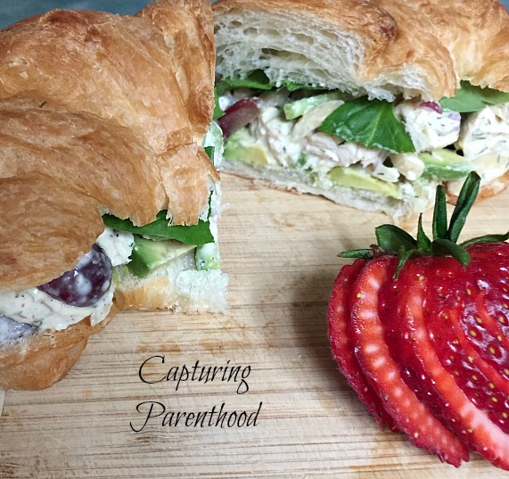 Chicken Salad Croissants © Capturing Parenthood