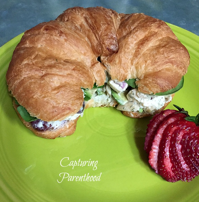 Chicken Salad Croissants © Capturing Parenthood