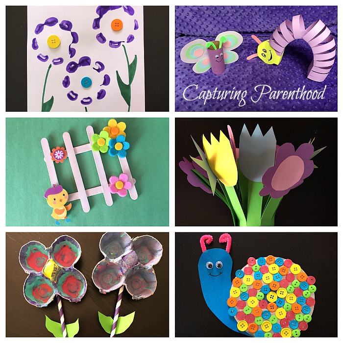 Easy Spring Crafts for Kids - Springtime Crafty Fun!