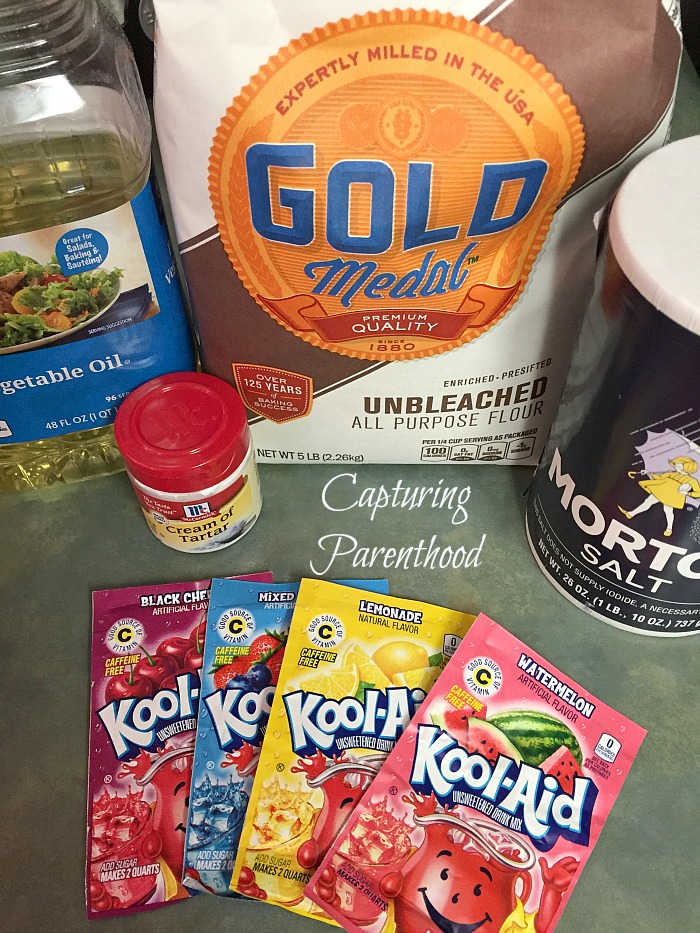 Springtime Kool-Aid Playdough © Capturing Parenthood