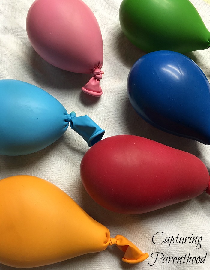 Playdough Stress Ball Balloons © Capturing Parenthood