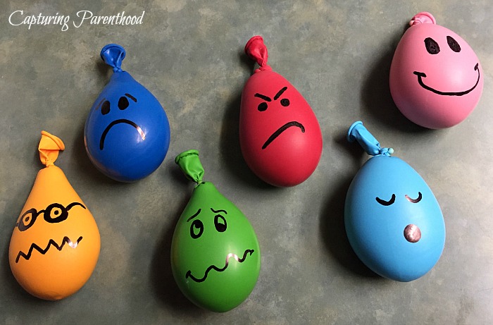 Playdough Stress Ball Balloons © Capturing Parenthood