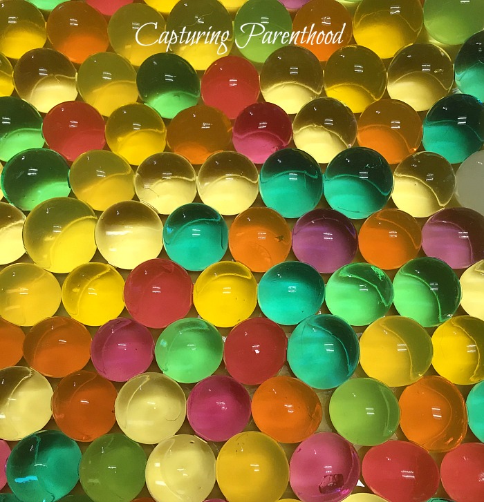 Water Bead Sensory Exploration © Capturing Parenthood