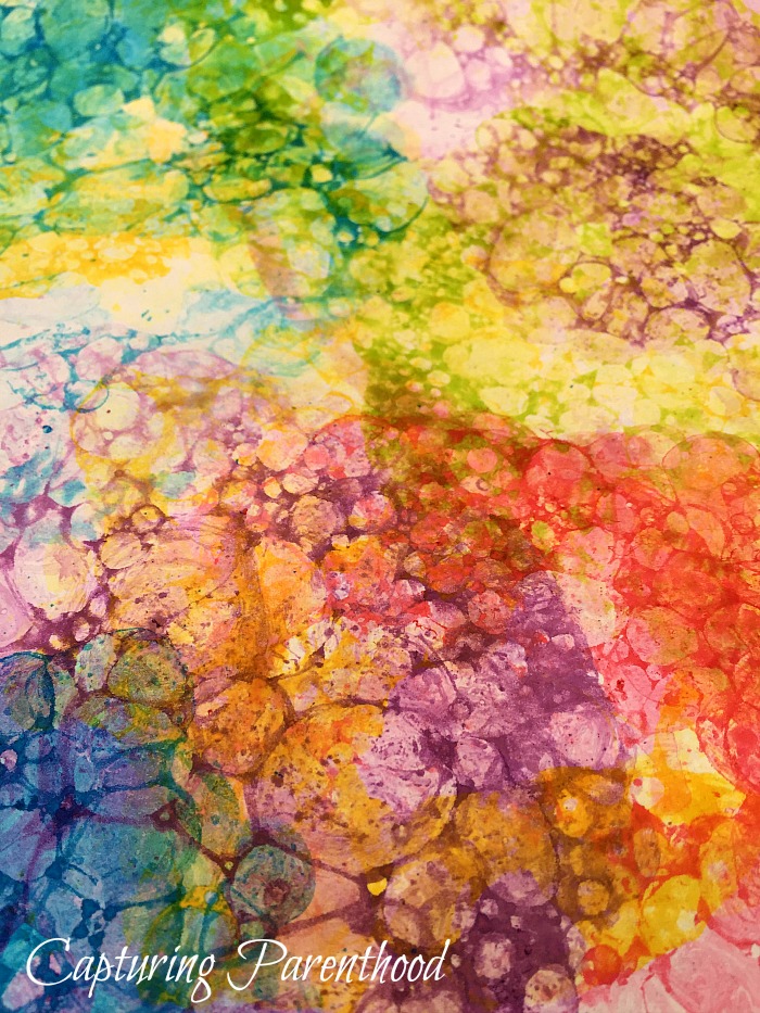 watercolor bubble art