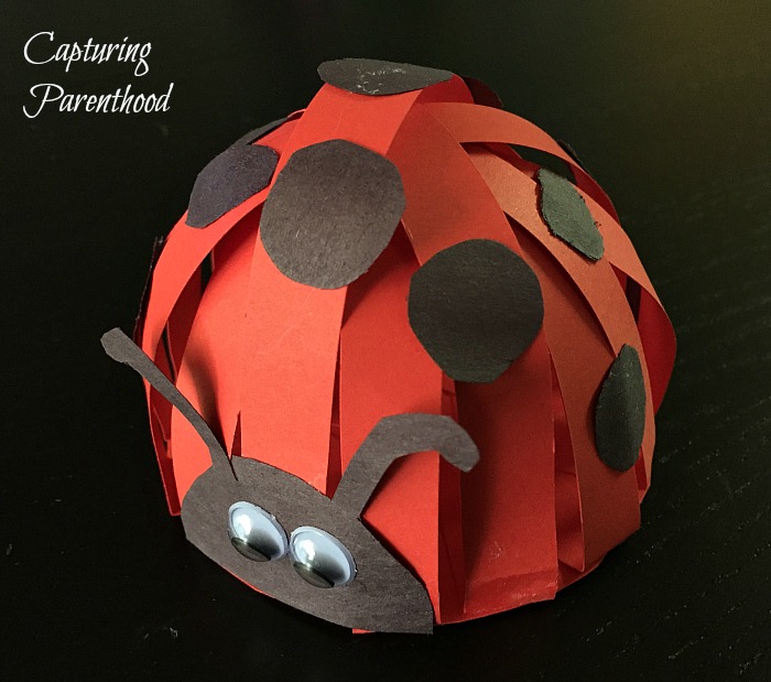 3D Ladybug Crafts - Three Ways