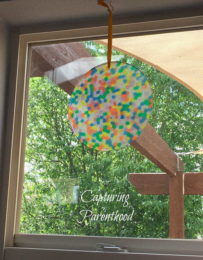 how to make melted bead suncatchers