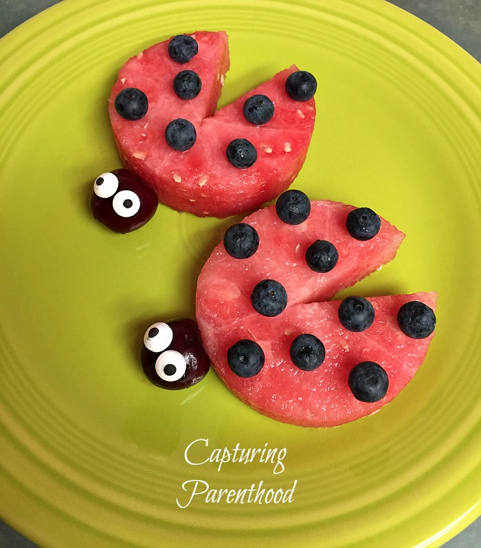 Watermelon Ladybugs © Capturing Parenthood