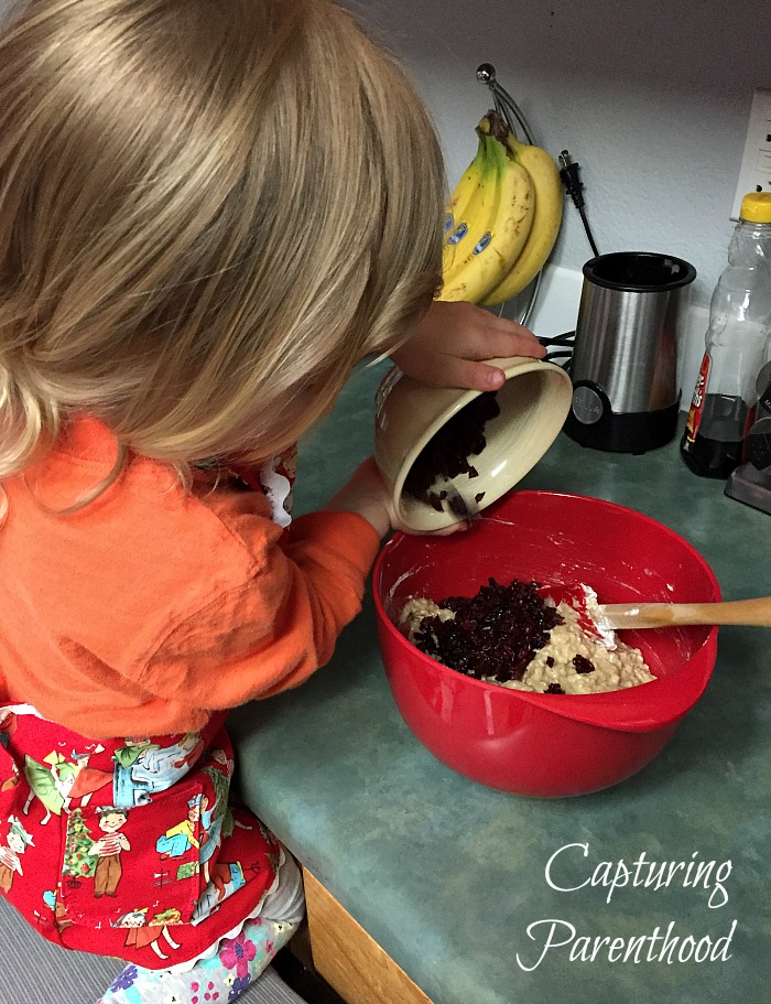 Cooking With Sesame Street - Cherry Multigrain Muffins © Capturing Parenthood