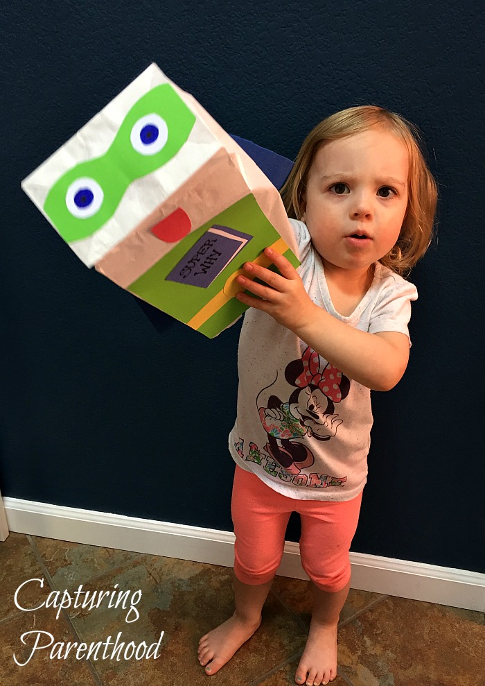 Super Why! Super Reader Puppets © Capturing Parenthood