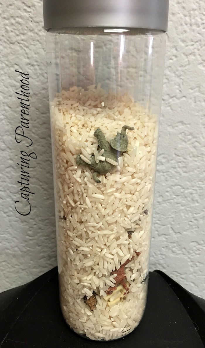 rice in bottle