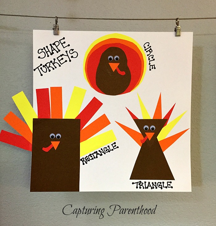 Toddler Turkey Crafts © Capturing Parenthood