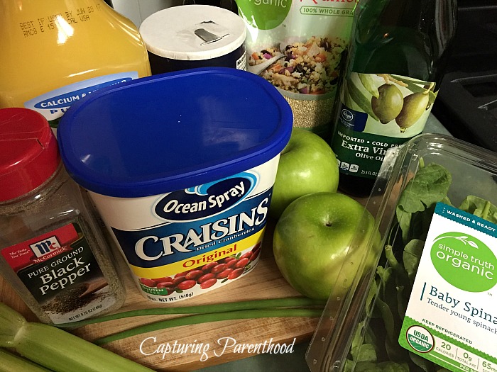 Cooking with Sesame Street - Cranberry-Apple Quinoa © Capturing Parenthood
