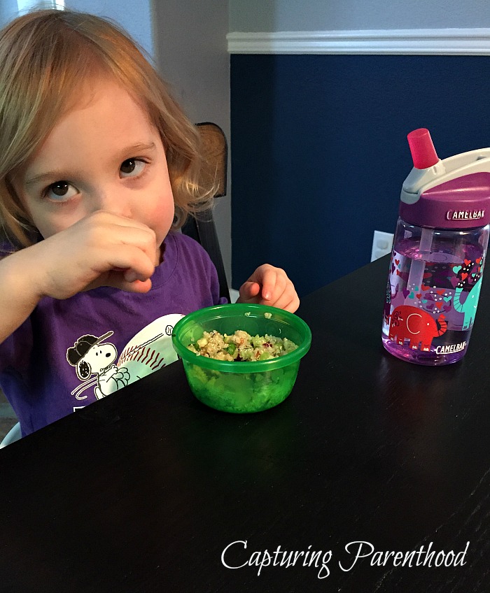 Cooking with Sesame Street - Cranberry-Apple Quinoa © Capturing Parenthood