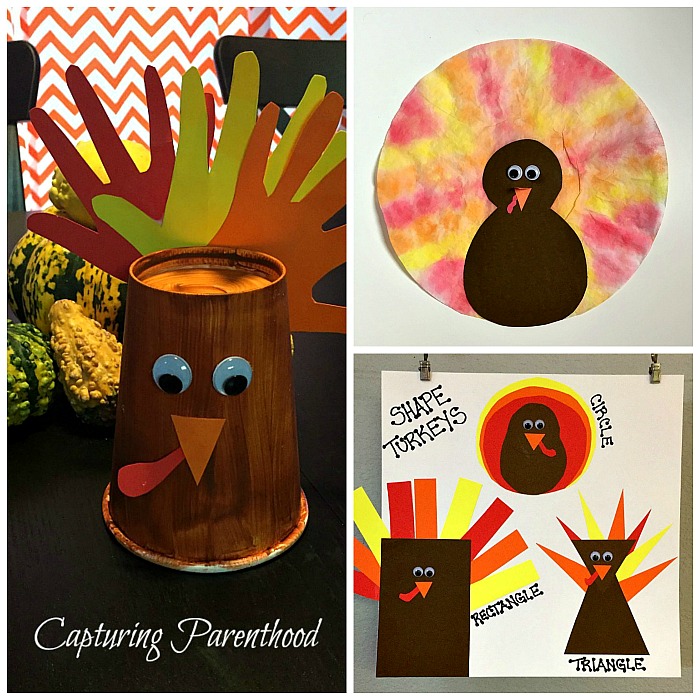 Toddler Turkey Crafts © Capturing Parenthood