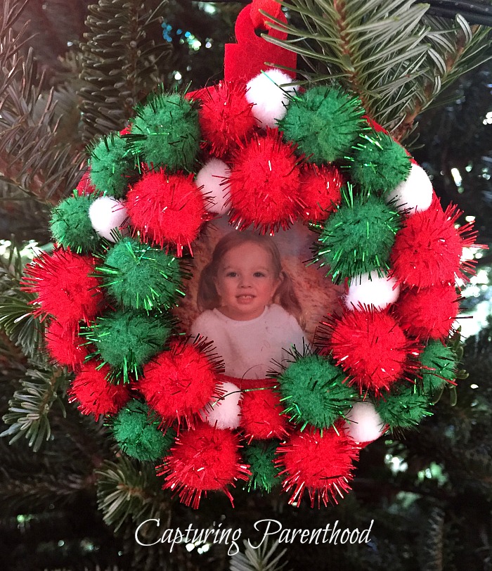 Pom Photo Ornaments © Capturing Parenthood