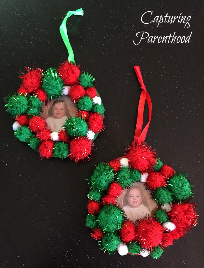 Pom Photo Ornaments © Capturing Parenthood