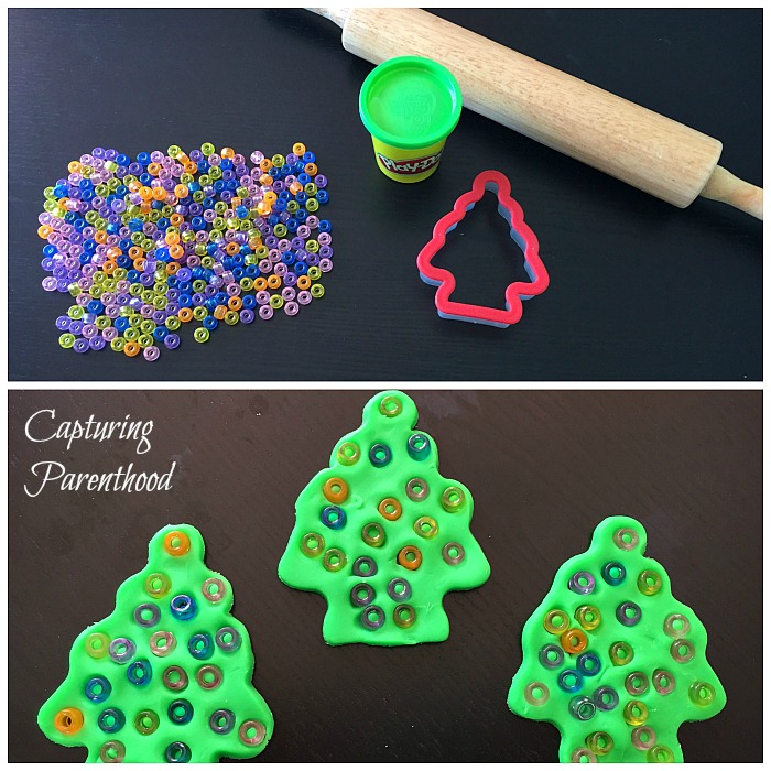 Christmas Tree Arts + Crafts for Kids © Capturing Parenthood