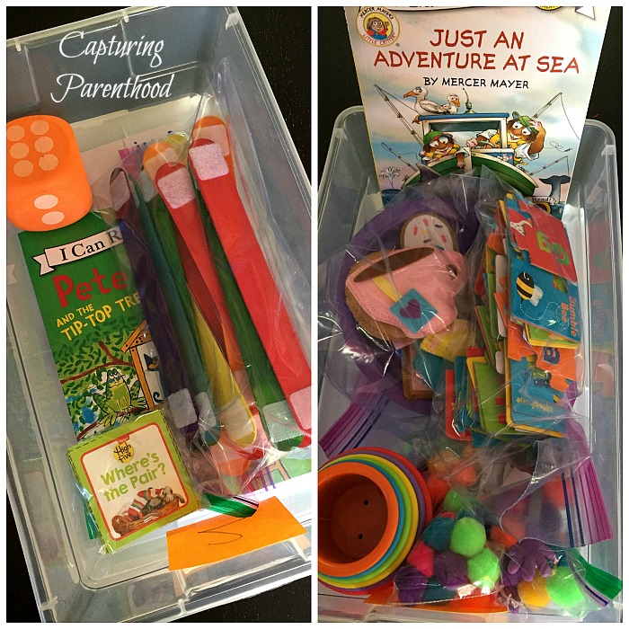 Quiet Time Boxes © Capturing Parenthood