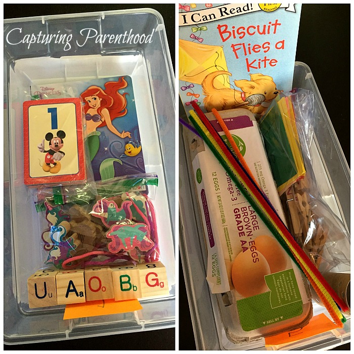 Quiet Time Boxes © Capturing Parenthood