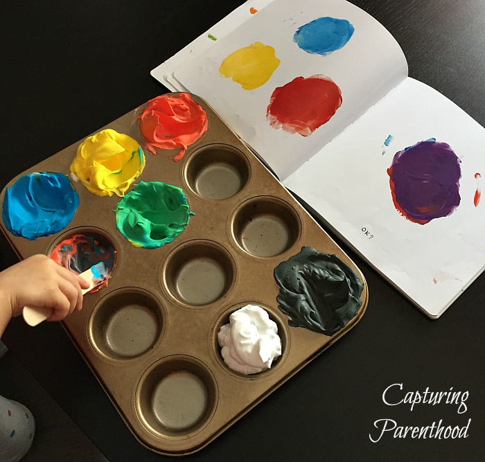 Mix It Up! Color-Mixing & Art Project © Capturing Parenthood