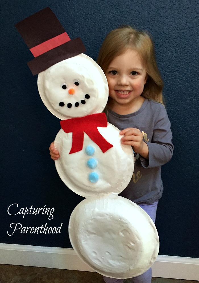 Paper Plate Winter Kids Crafts