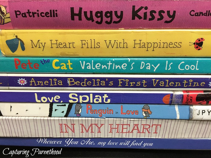 Valentine's Day Books 2018 © Capturing Parenthood