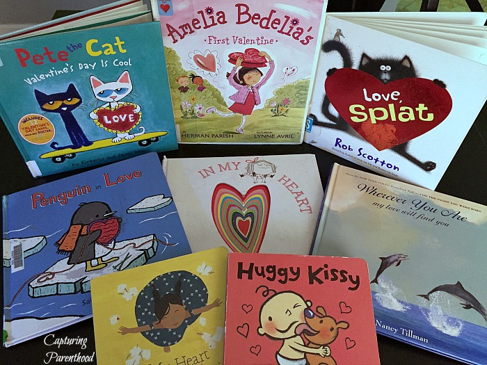 Valentine's Day Books 2018 © Capturing Parenthood