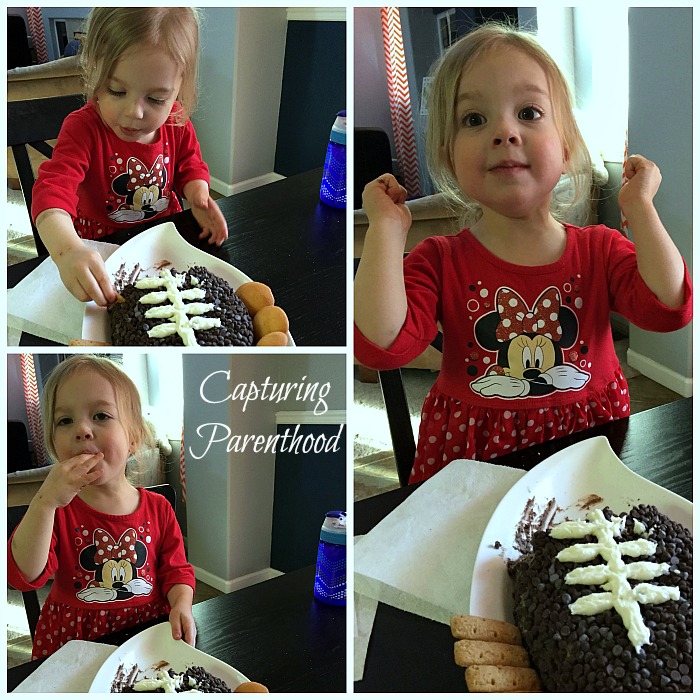 Cookies & Cream Football Cheese Ball © Capturing Parenthood