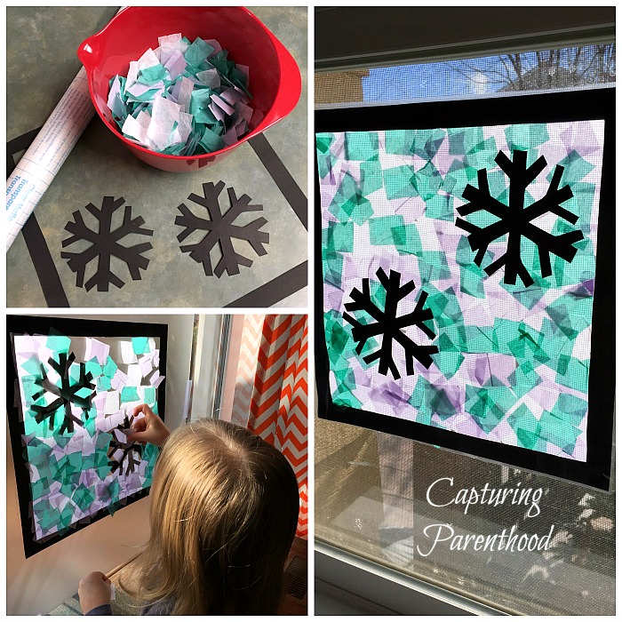 Winter-Themed Arts + Crafts for Kids © Capturing Parenthood