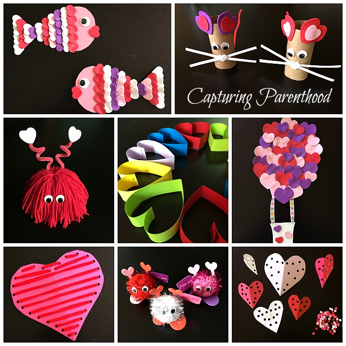 Heart-Filled Valentine's Day Crafts (2018) © Capturing Parenthood