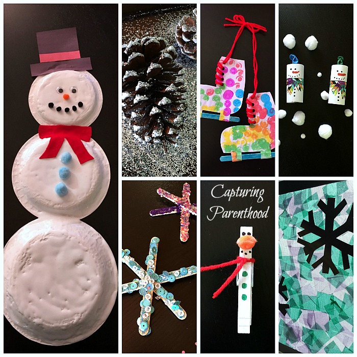 Winter-Themed Arts + Crafts for Kids © Capturing Parenthood